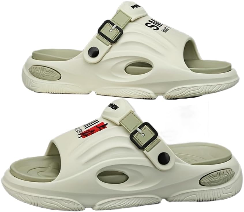 Мужские модные сандалии с толстой подошвой, удобные, нескользящие, прочные с мягкой подошвой из EVA, мужские сандалии Hhhchpm, зеленый
Мужские модные сандалии с толстой подошвой, удобные, нескользящие, прочные с мягкой подошвой из EVA, мужские сандалии Hhhchpm, зеленый