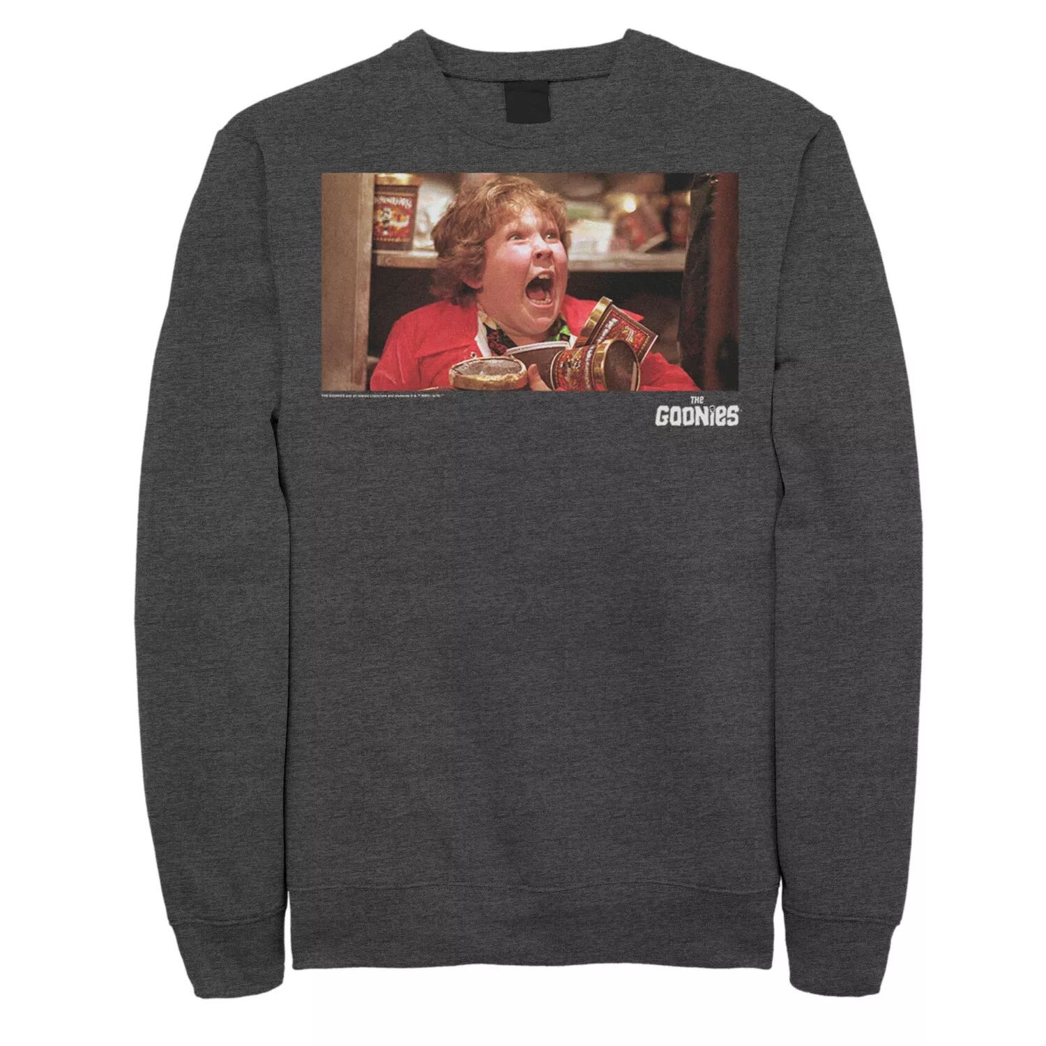 Мужской свитшот с портретом The Goonies Chunk Snack Time Licensed Character
Мужской свитшот с портретом The Goonies Chunk Snack Time Licensed Character