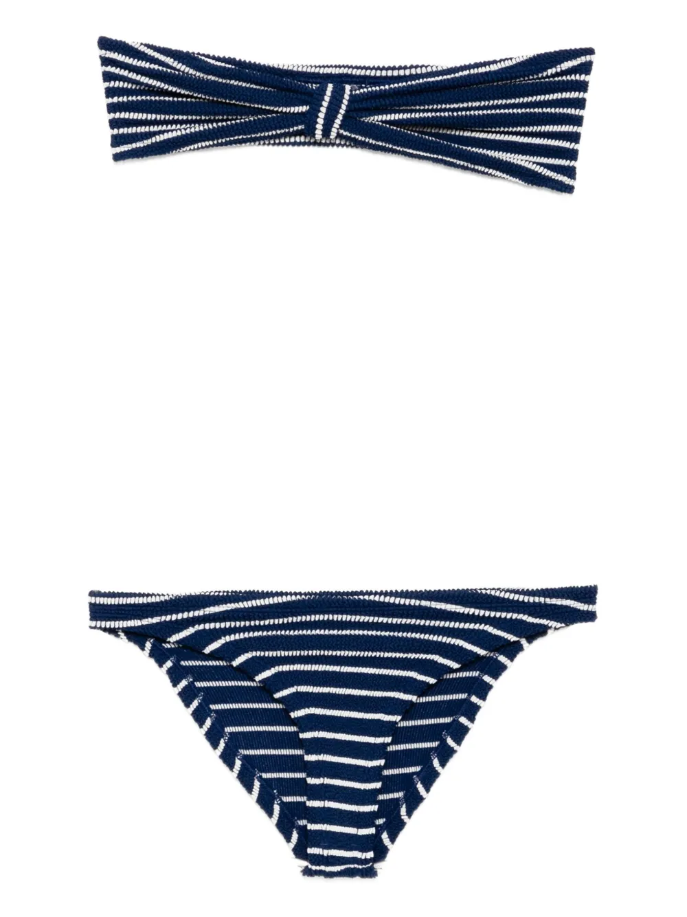 Бикини-бандо из джинсовой ткани Hunza G, синий 
Бикини-бандо из джинсовой ткани Hunza G, синий