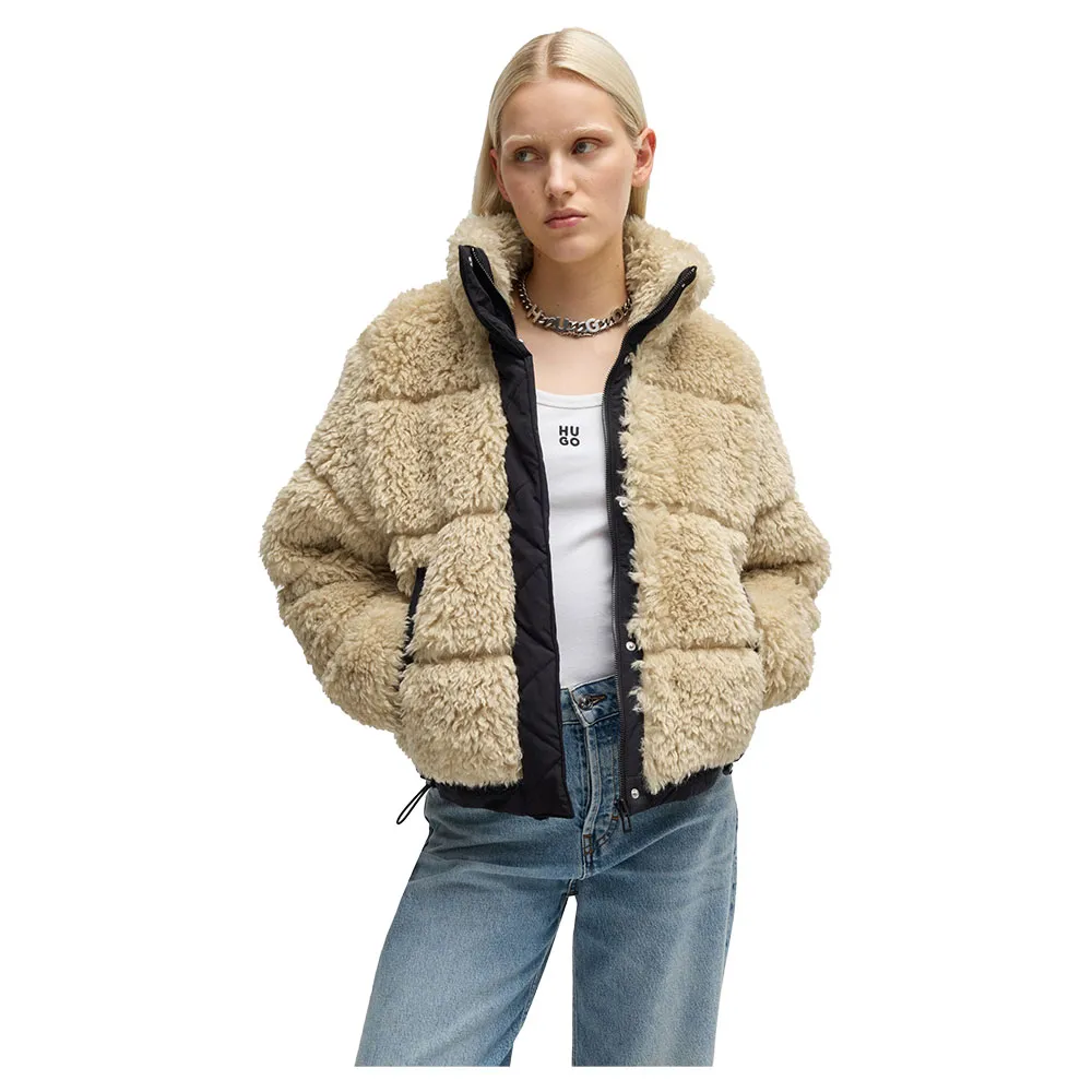 Куртка HUGO Fenella 1 10264088, бежевый 
Куртка HUGO Fenella 1 10264088, бежевый