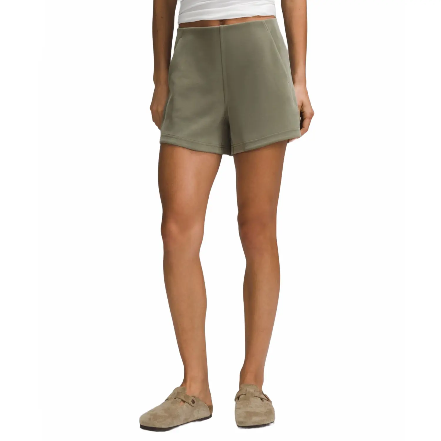 Lululemon Спортивные шорты Softstreme для женщин, цвет хаки
Lululemon Спортивные шорты Softstreme для женщин, цвет хаки
