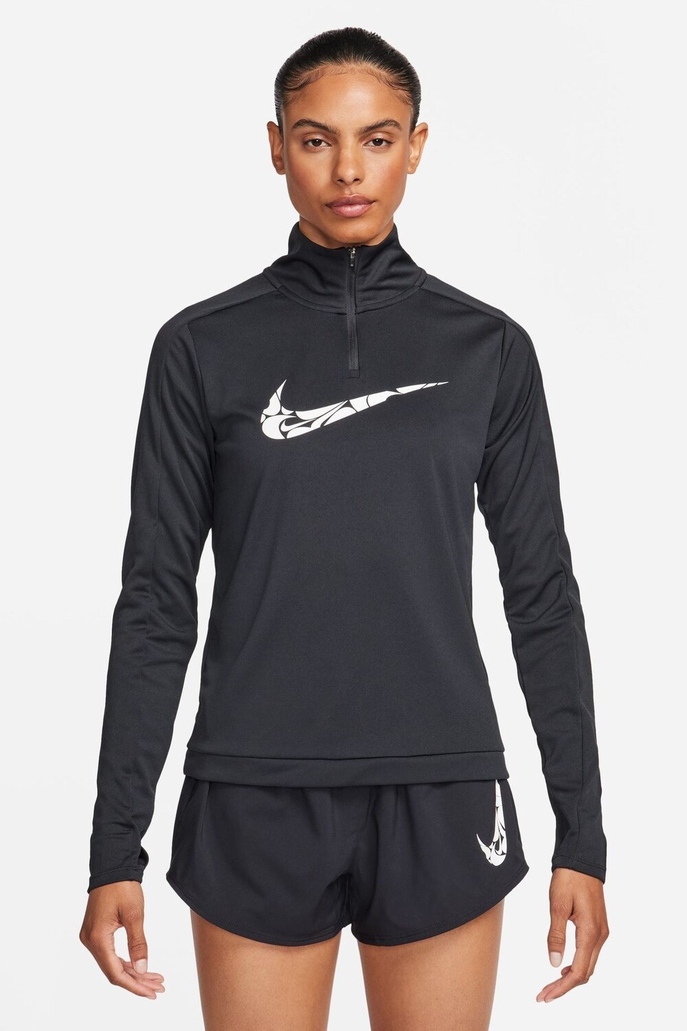 Средний слой с полумолнией Swoosh dri fit Nike, черный
Средний слой с полумолнией Swoosh dri fit Nike, черный