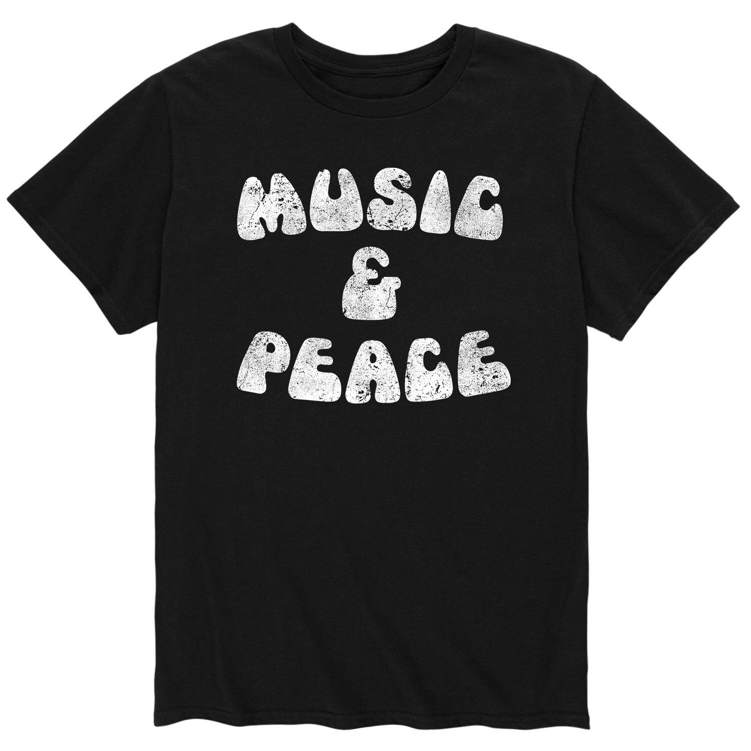Мужская футболка Music And Peace 60-х годов Licensed Character
Мужская футболка Music And Peace 60-х годов Licensed Character