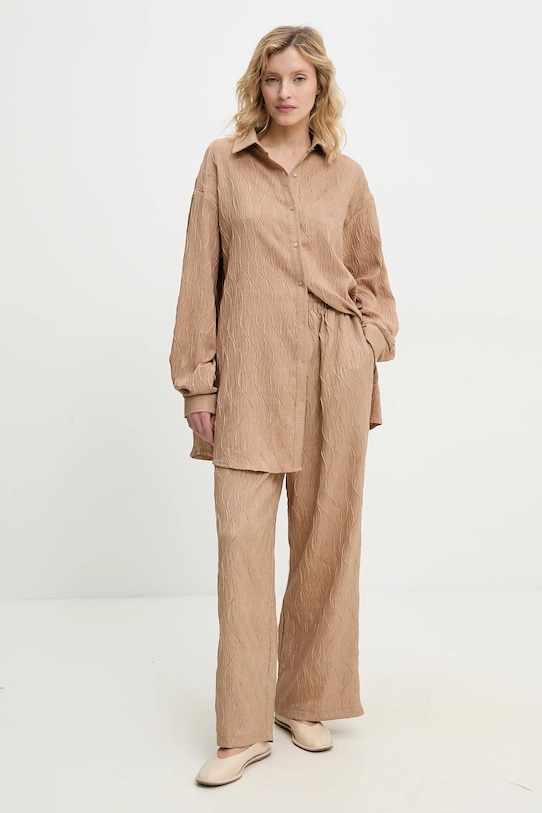 Льняной комплект Answear.Lab, коричневый
Льняной комплект Answear.Lab, коричневый