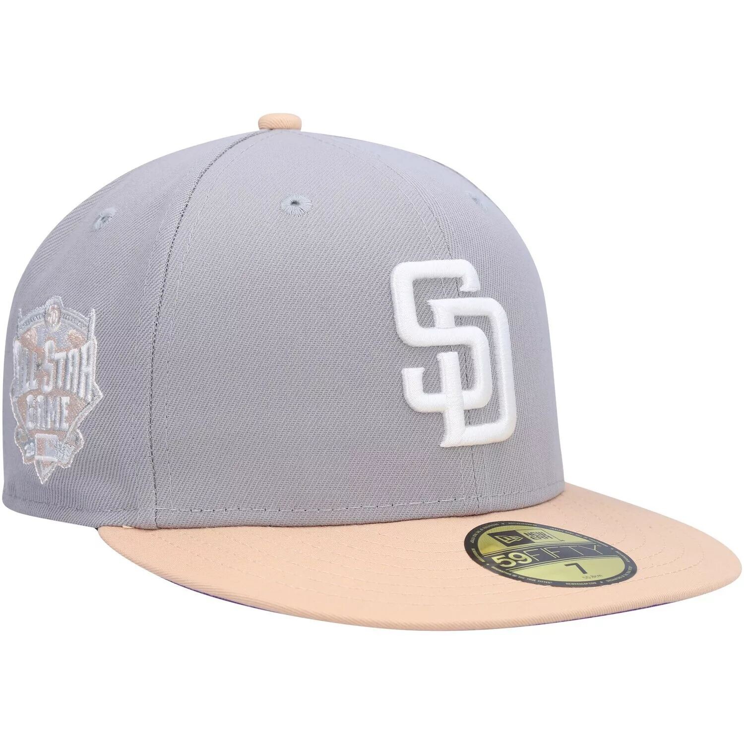 Мужская кепка New Era Grey/Peach San Diego Padres 2016 MLB All-Star Game Purple Undervisor 59FIFTY
Мужская кепка New Era Grey/Peach San Diego Padres 2016 MLB All-Star Game Purple Undervisor 59FIFTY