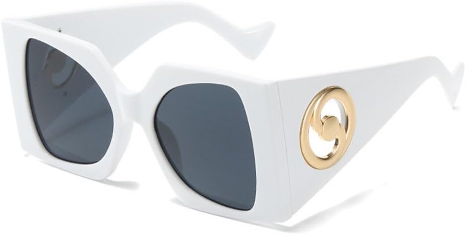 Ретро квадратные солнцезащитные очки для женщин и мужчин, дорожные солнцезащитные очки с широкими дужками, женские солнцезащитные очки UV400, мужские очки класса люкс LVTFCO, White
Ретро квадратные солнцезащитные очки для женщин и мужчин, дорожные солнцезащитные очки с широкими дужками, женские солнцезащитные очки UV400, мужские очки класса люкс LVTFCO, White