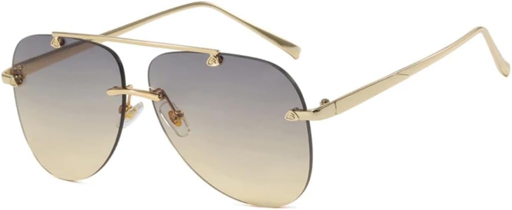 Модные женские солнцезащитные очки большого размера, роскошные металлические солнцезащитные очки в винтажном стиле, защита от УФ-излучения UV400 VVTWSSW, Gold Green Yellow
Модные женские солнцезащитные очки большого размера, роскошные металлические солнцезащитные очки в винтажном стиле, защита от УФ-излучения UV400 VVTWSSW, Gold Green Yellow