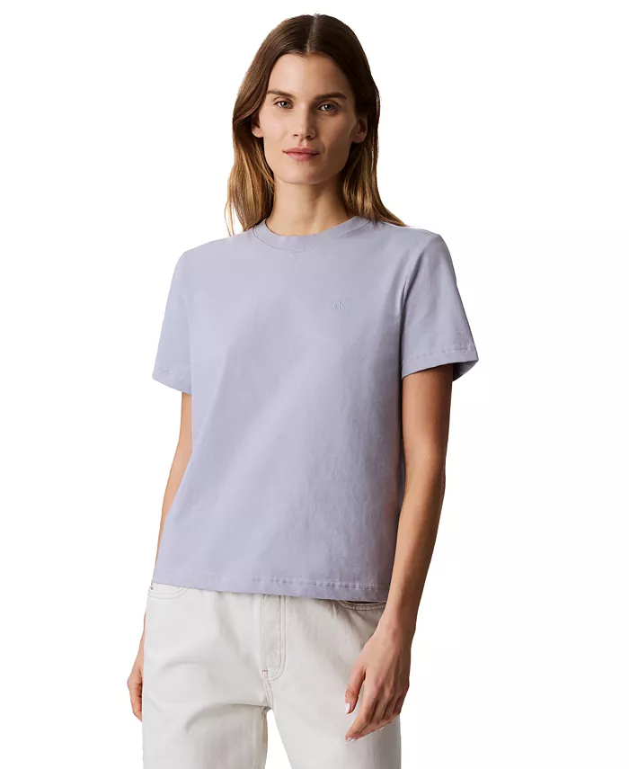 Женская хлопковая футболка с логотипом Archive Calvin Klein Jeans, фиолетовый
Женская хлопковая футболка с логотипом Archive Calvin Klein Jeans, фиолетовый