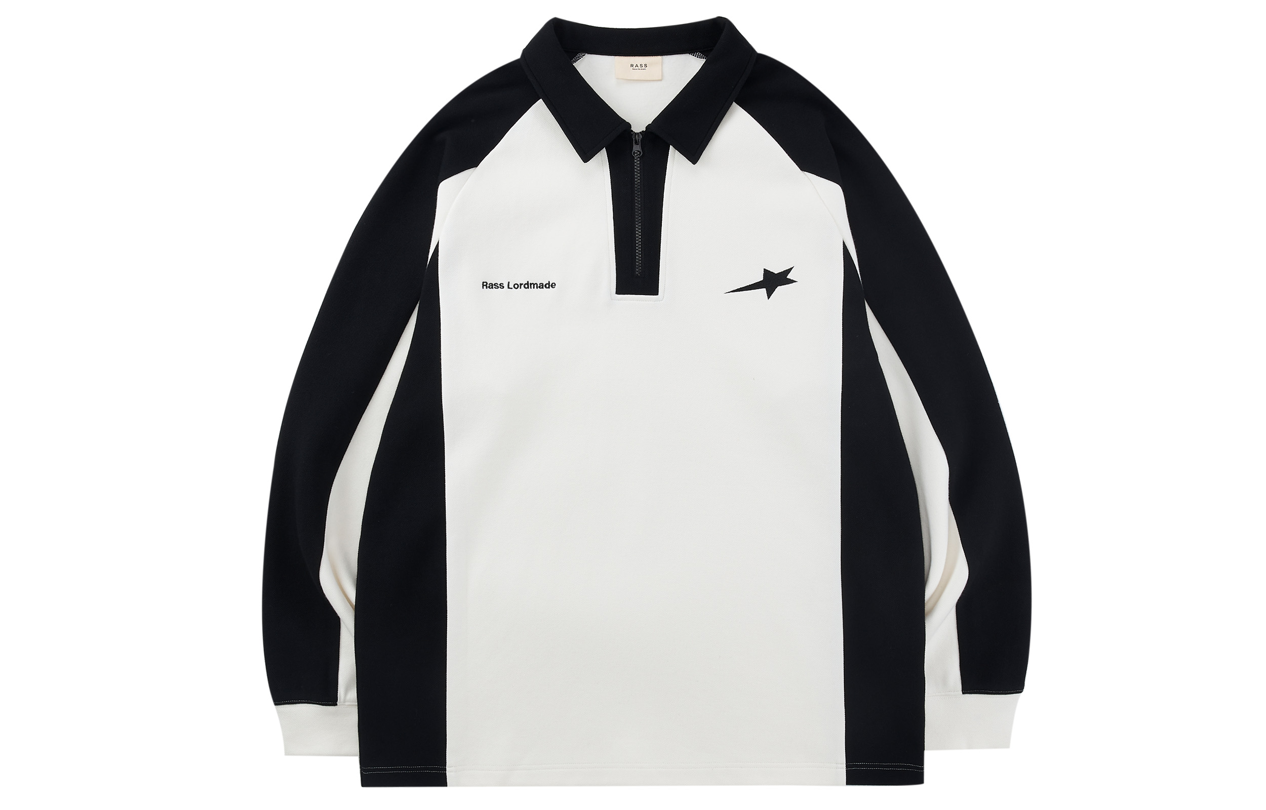 Футболка поло унисекс RASS, черно-серая в стиле пэчворк
Футболка поло унисекс RASS, черно-серая в стиле пэчворк