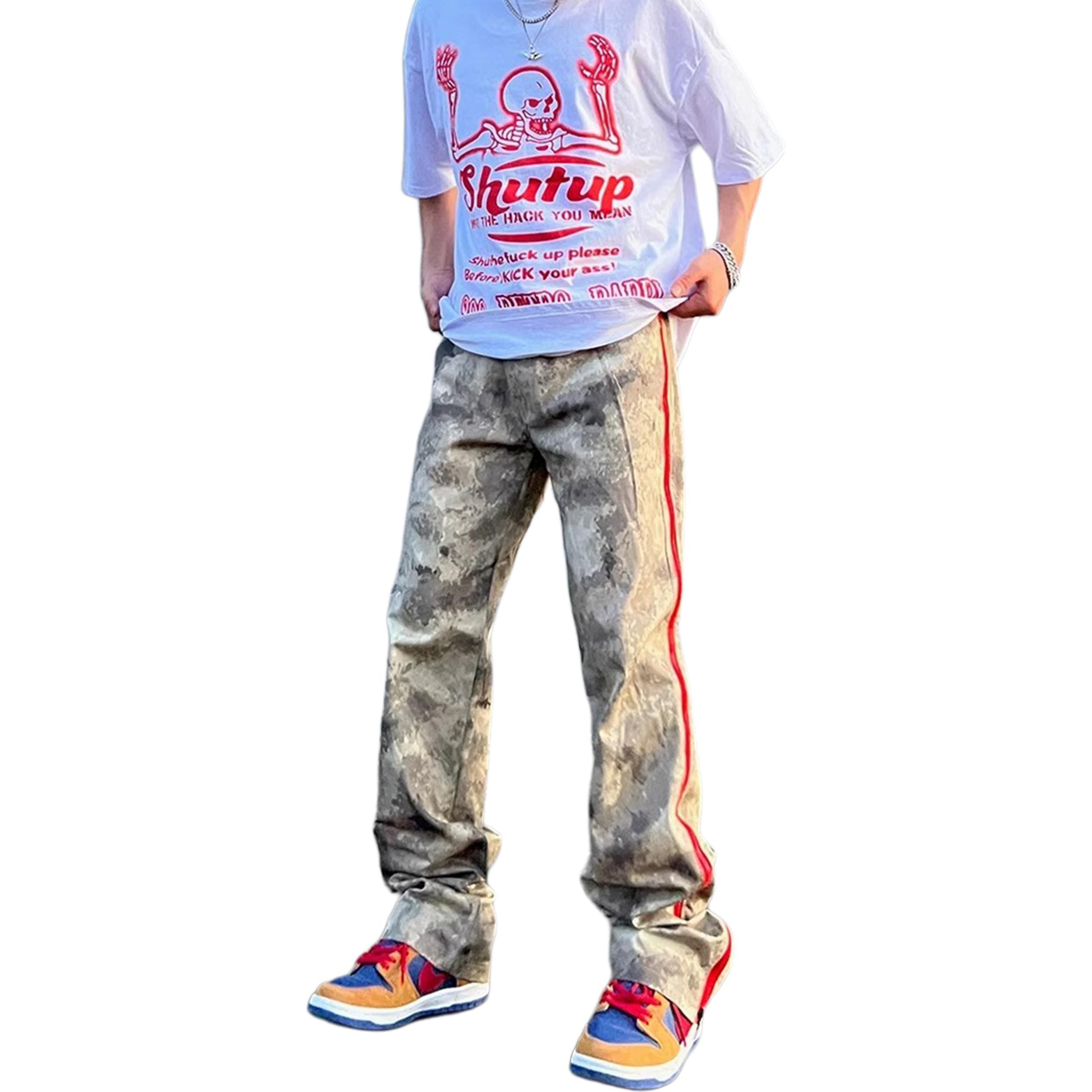 ZIAREL Повседневные брюки унисекс Camouflage Moderate Wide Leg
ZIAREL Повседневные брюки унисекс Camouflage Moderate Wide Leg