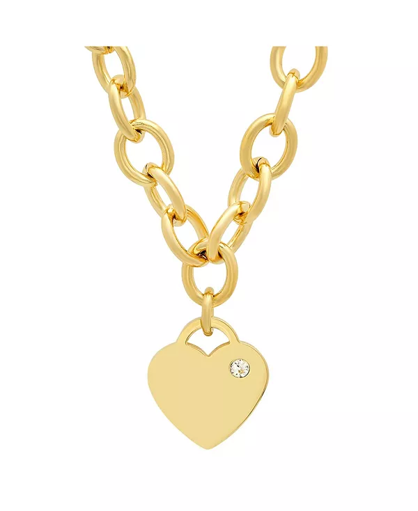 Женское ожерелье с подвеской в виде сердца из нержавеющей стали с покрытием из 18-каратного золота Steeltime, gold-plated
Женское ожерелье с подвеской в виде сердца из нержавеющей стали с покрытием из 18-каратного золота Steeltime, gold-plated