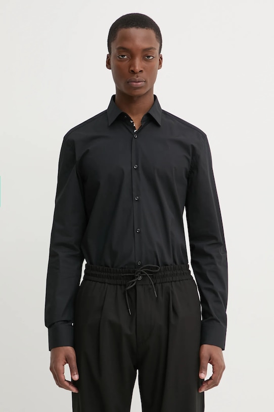 Хлопковая рубашка Hugo, черный
Хлопковая рубашка Hugo, черный