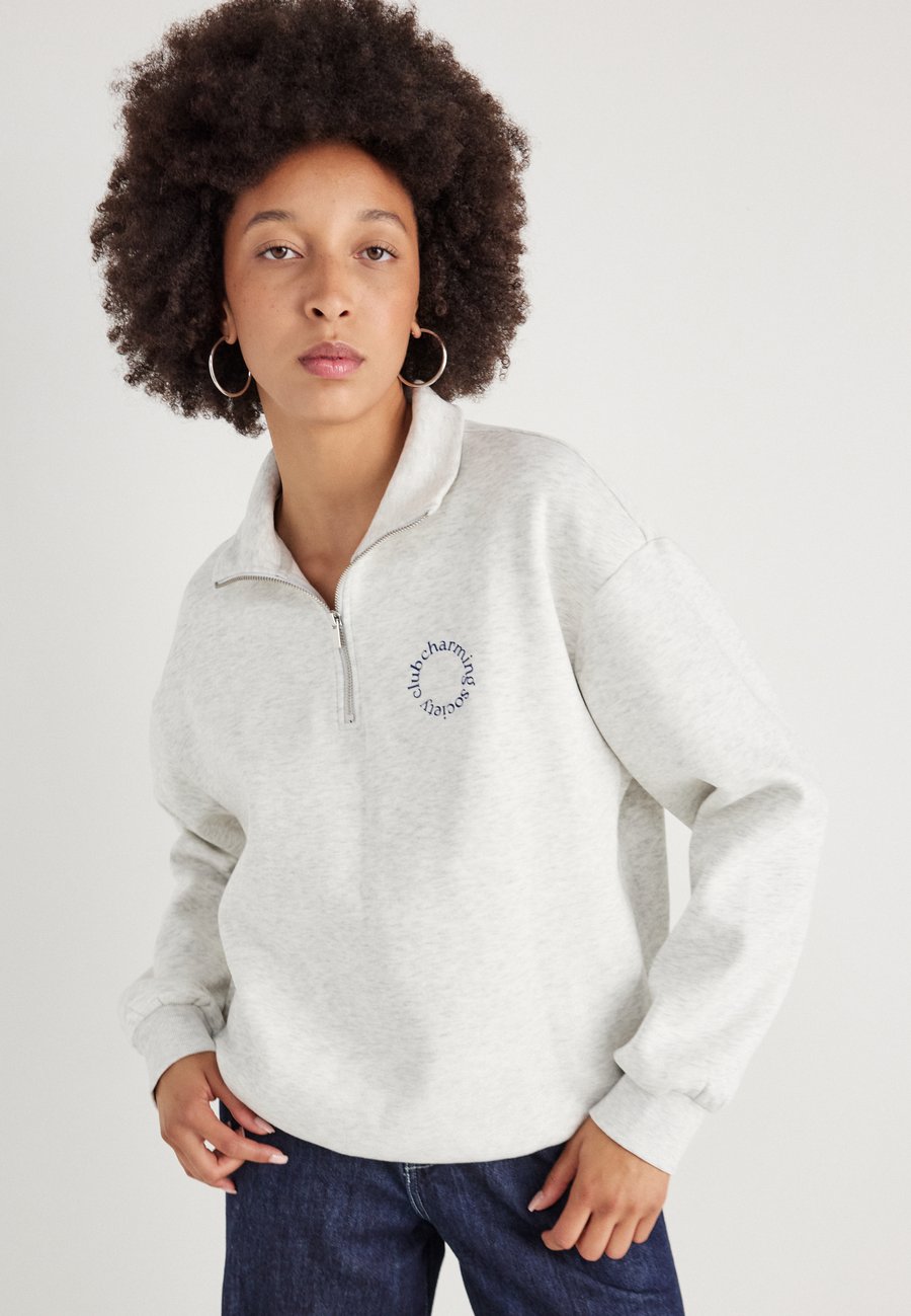 Толстовка Gina Tricot HALF ZIP , Grey Melange/Mottled Grey
Толстовка Gina Tricot HALF ZIP , Grey Melange/Mottled Grey