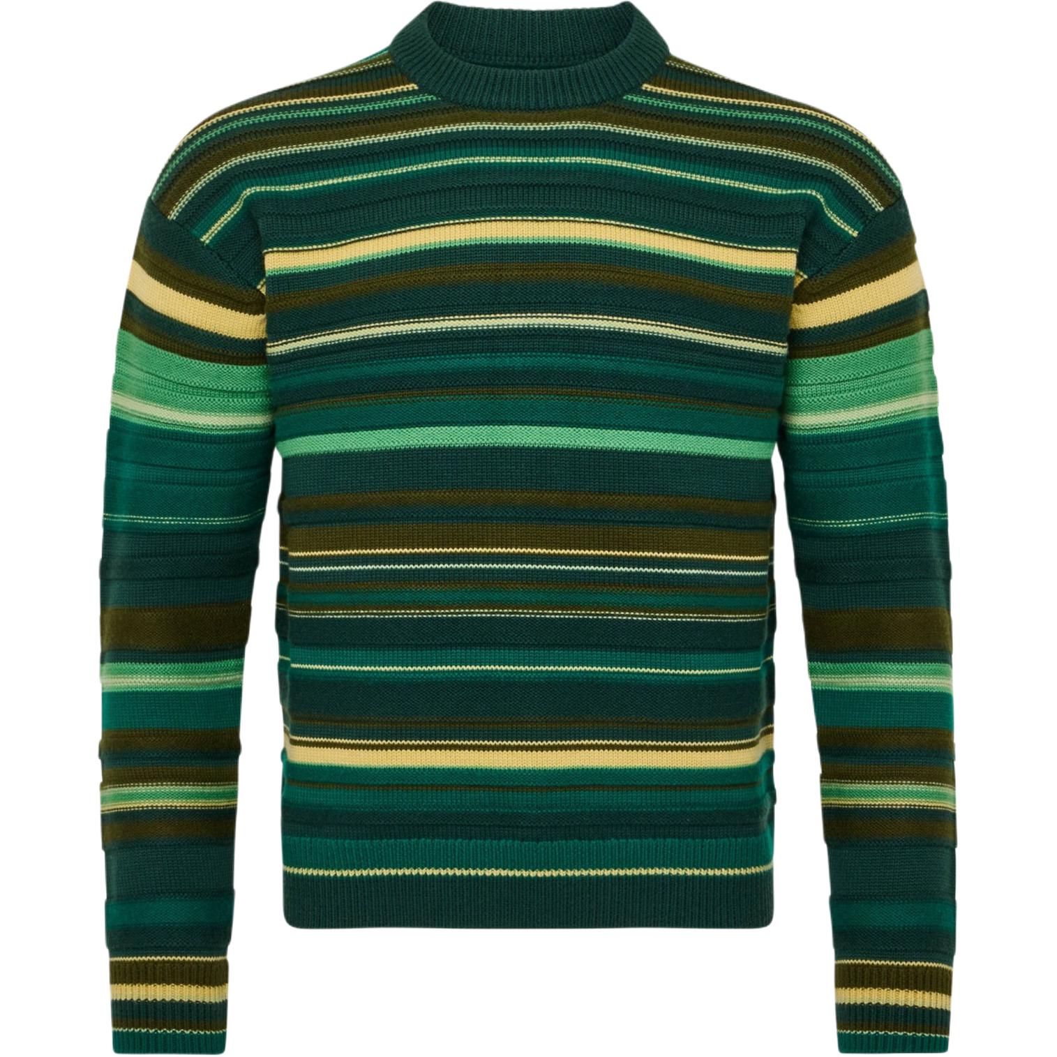 Полосатый вязаный джемпер JW Anderson, зеленый
Полосатый вязаный джемпер JW Anderson, зеленый