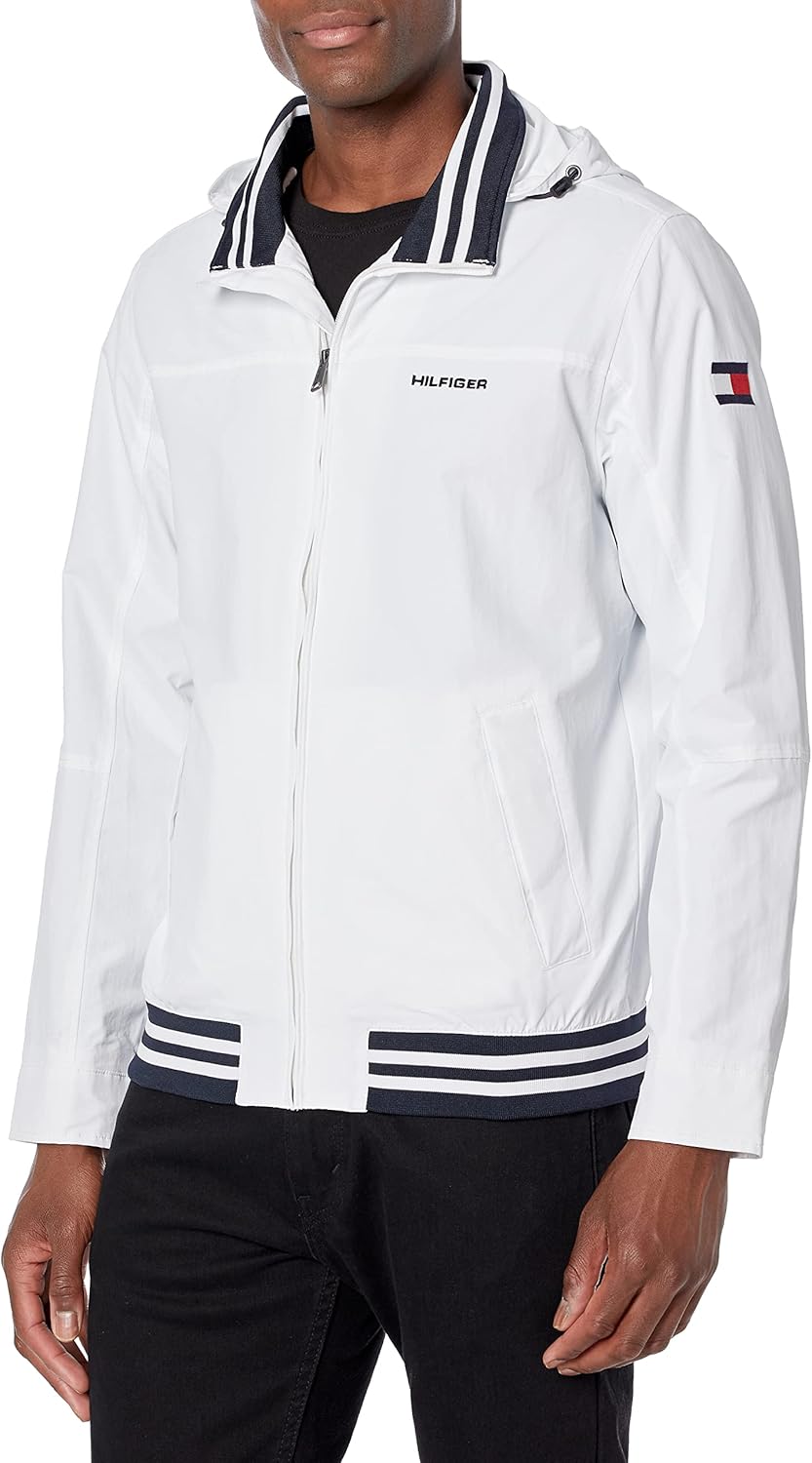 Легкая мужская водонепроницаемая куртка-бомбер Tommy Hilfiger Regatta, White
Легкая мужская водонепроницаемая куртка-бомбер Tommy Hilfiger Regatta, White