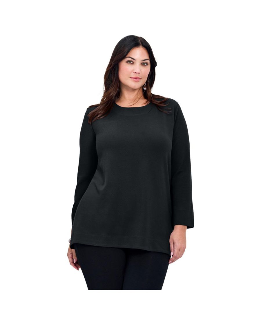 Женский топ Breanna Eyelet Detail Hacci больших размеров AVENUE, Black
Женский топ Breanna Eyelet Detail Hacci больших размеров AVENUE, Black