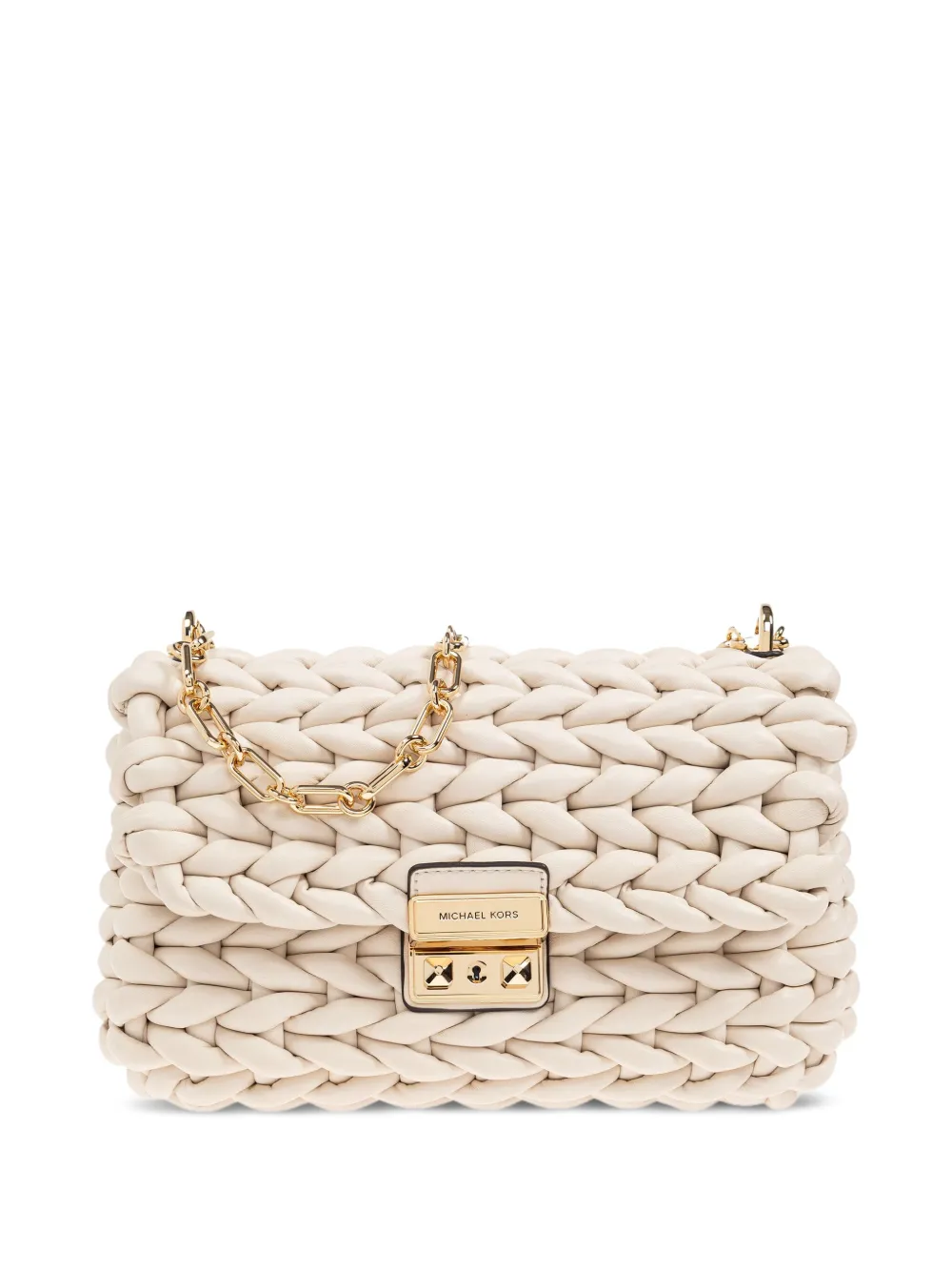 Плетеная сумка на плечо Michael Michael Kors, нейтральный
Плетеная сумка на плечо Michael Michael Kors, нейтральный