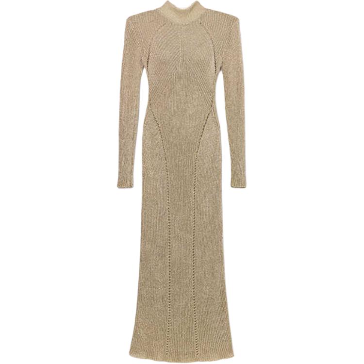 Self-portrait Женское платье с длинными рукавами Self Portrait золотое
Self-portrait Женское платье с длинными рукавами Self Portrait золотое