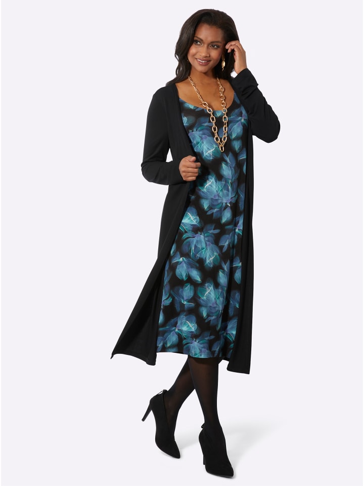 Платье из джерси с черным и аквамариновым принтом WITT WEIDEN
Платье из джерси с черным и аквамариновым принтом WITT WEIDEN