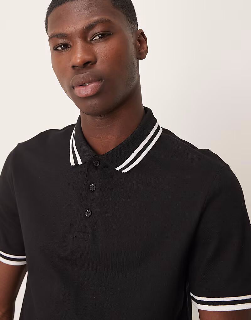 Поло Essentials с отделкой из черного пике Asos Design, Черный, Поло Essentials с отделкой из черного пике Asos Design
Поло Essentials с отделкой из черного пике Asos Design, Черный, Поло Essentials с отделкой из черного пике Asos Design