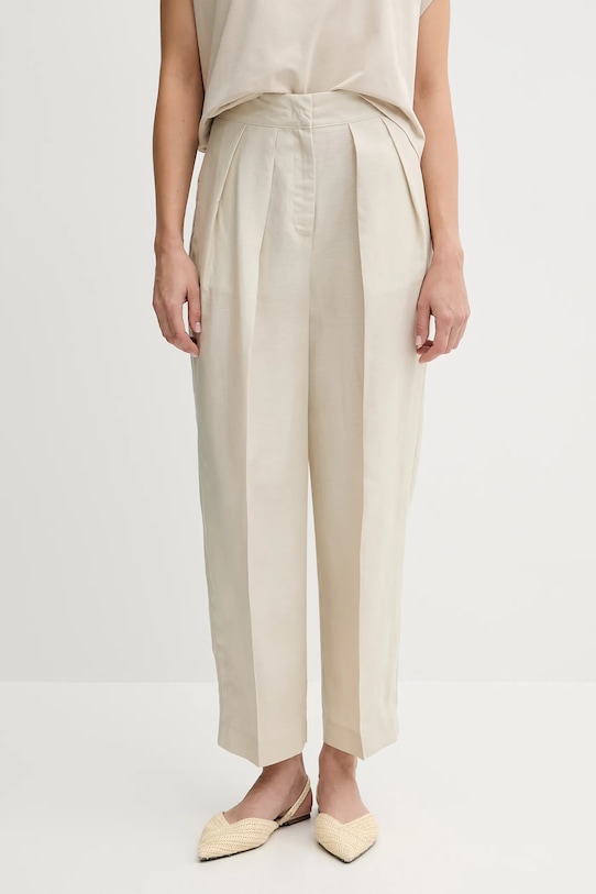 Брюки с добавлением льна United Colors Of Benetton, бежевый
Брюки с добавлением льна United Colors Of Benetton, бежевый