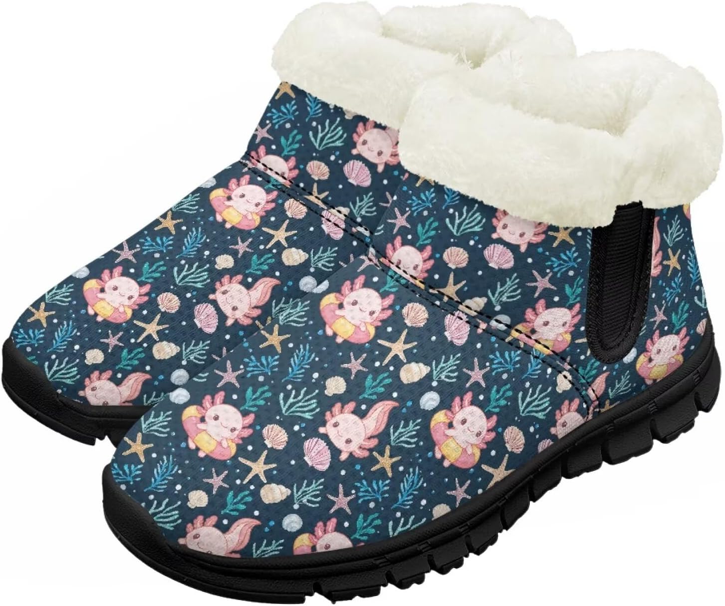 Зимние ботинки Chririnla для малышей, мальчиков и девочек, теплые низкие ботинки с искусственным мехом для холодной погоды на улице, Cute Axolotl
Зимние ботинки Chririnla для малышей, мальчиков и девочек, теплые низкие ботинки с искусственным мехом для холодной погоды на улице, Cute Axolotl