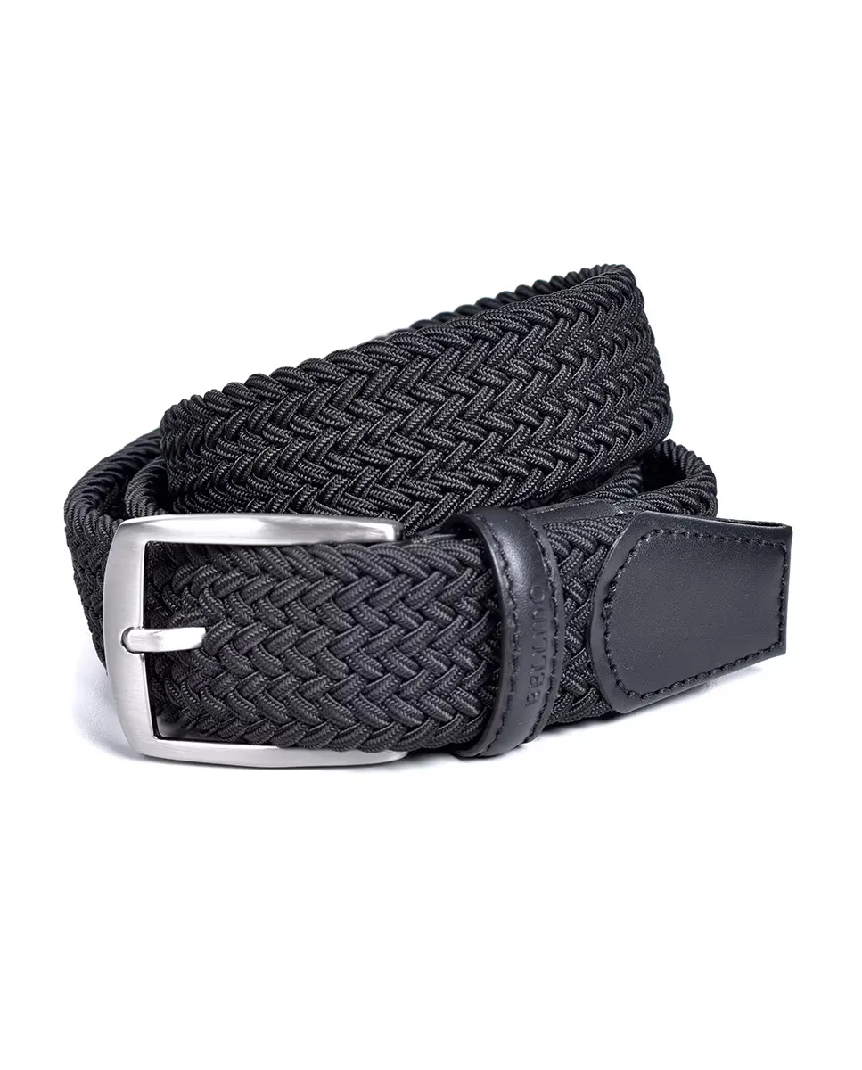 Мужской плетеный ремень черного цвета Miguel Bellido, чёрный
Мужской плетеный ремень черного цвета Miguel Bellido, чёрный