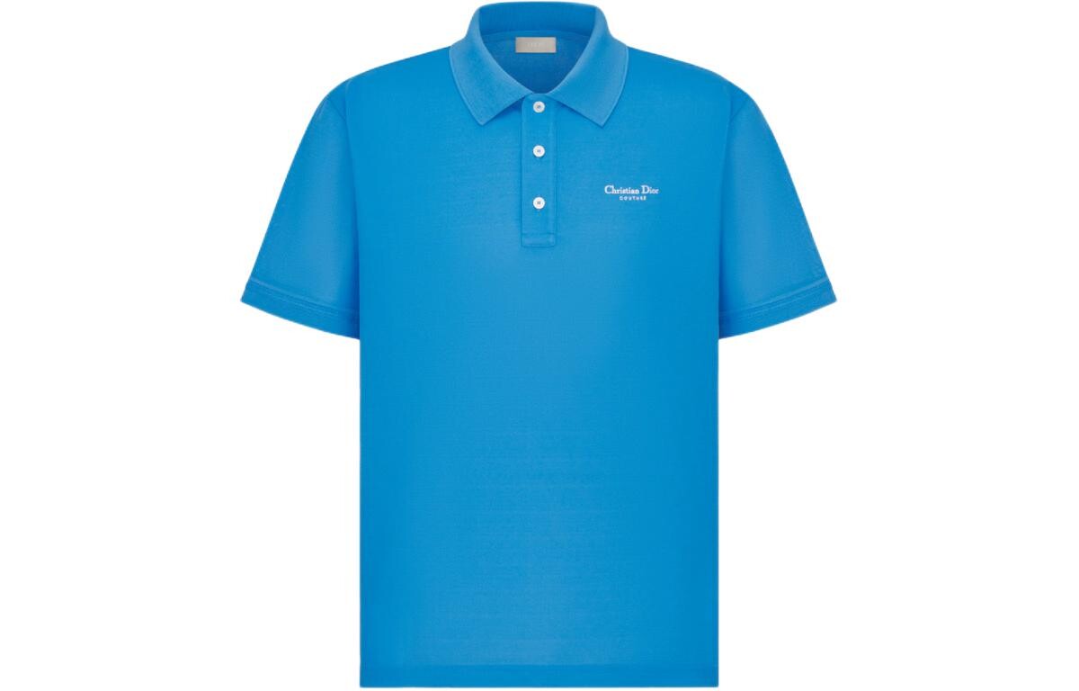 Рубашка поло мужская синяя Dior, синий
Рубашка поло мужская синяя Dior, синий