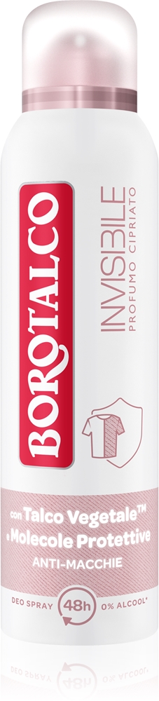 Невидимый дезодорант-спрей с ароматом розы Borotalco, 150 мл
Невидимый дезодорант-спрей с ароматом розы Borotalco, 150 мл