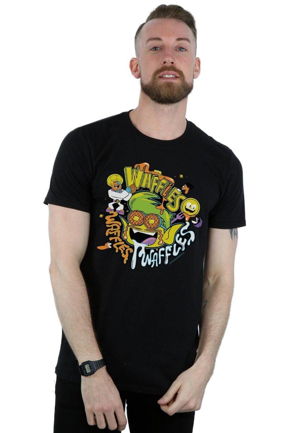 Футболка «Юные титаны идут вафельной манией» DC Comics, черный
Футболка «Юные титаны идут вафельной манией» DC Comics, черный