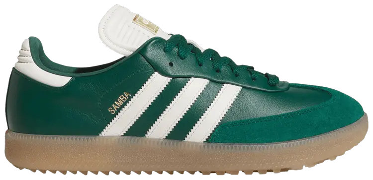 Кроссовки Adidas Samba Spikeless Golf, зеленый
Кроссовки Adidas Samba Spikeless Golf, зеленый