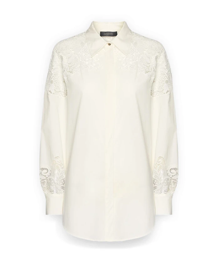 Рубашка с кружевом Elena Mirã², белый
Рубашка с кружевом Elena Mirã², белый