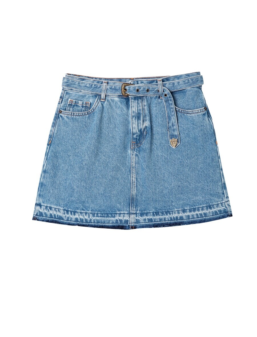 Юбка мини Koton Skirt, синий деним
Юбка мини Koton Skirt, синий деним