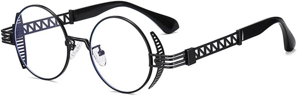 Ретро круглые панк-солнцезащитные очки для женщин, модные, с прозрачными линзами, защита от УФ-излучения UV400, для мужчин, уникальные, с полой металлической оправой HVTVTLA, Black Clear
Ретро круглые панк-солнцезащитные очки для женщин, модные, с прозрачными линзами, защита от УФ-излучения UV400, для мужчин, уникальные, с полой металлической оправой HVTVTLA, Black Clear