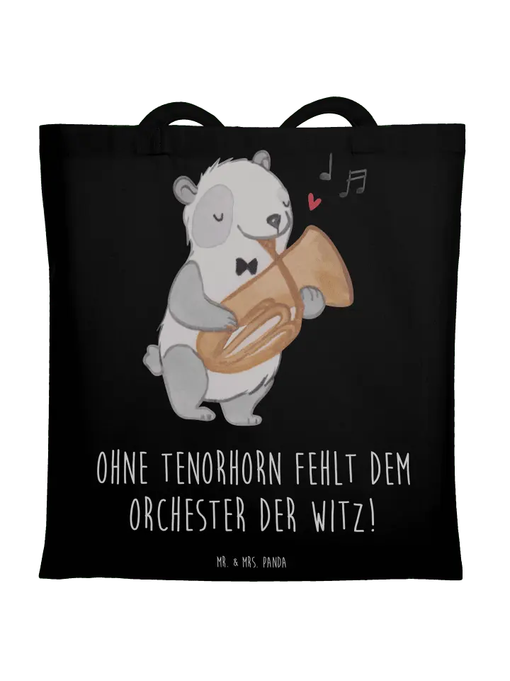 Сумка для переноски Mr & Mrs Panda Tenorhorn Witz, черный 
Сумка для переноски Mr & Mrs Panda Tenorhorn Witz, черный