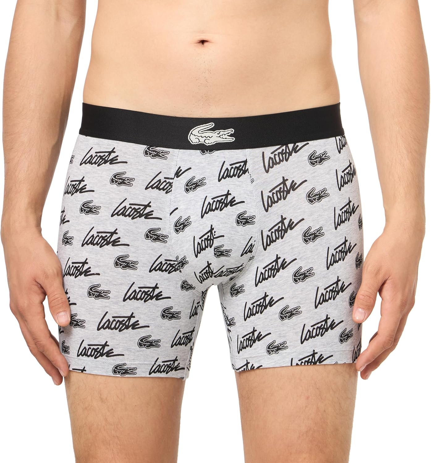 Lacoste мужские боксеры Cotton Stretch Print Animation, Grey/Black
Lacoste мужские боксеры Cotton Stretch Print Animation, Grey/Black