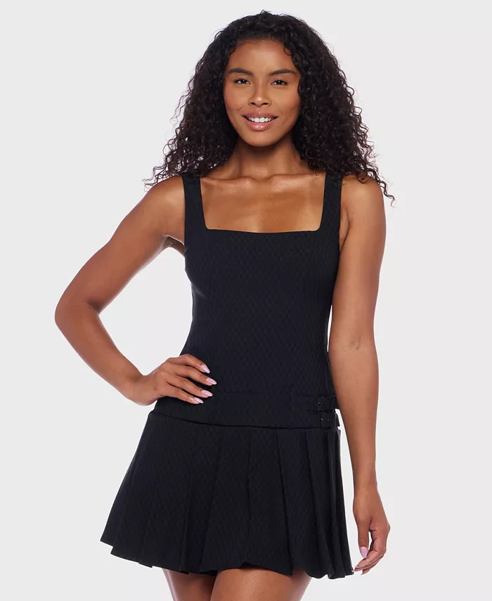 Платье в клетку с заниженной талией для юниоров B Darlin
Платье в клетку с заниженной талией для юниоров B Darlin