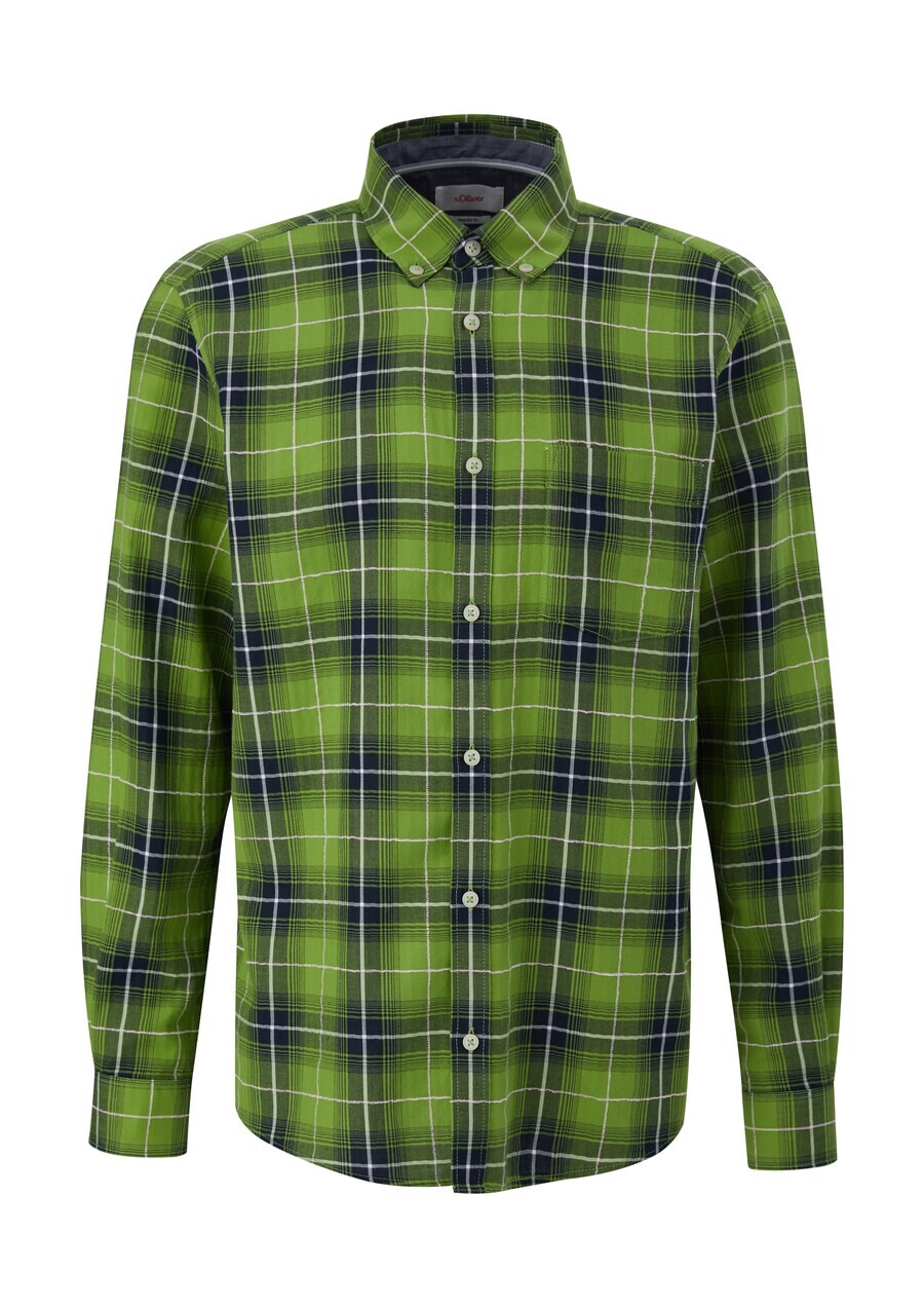 Клетчатая рубашка s.Oliver Regular fit Button Up Shirt, цвет green/olive
Клетчатая рубашка s.Oliver Regular fit Button Up Shirt, цвет green/olive