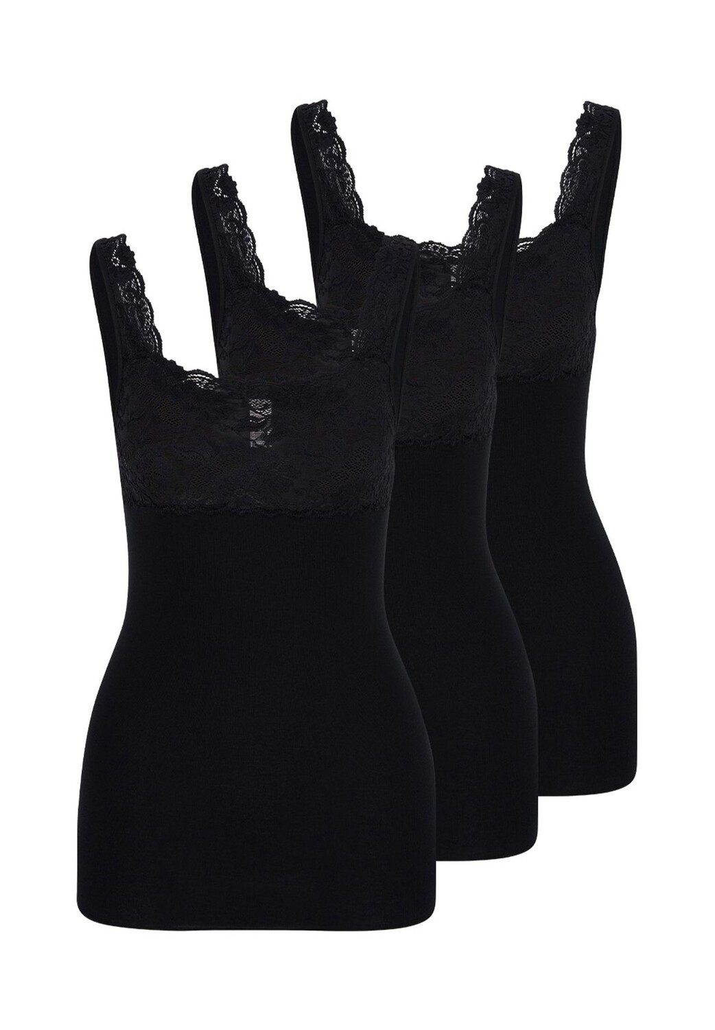 Нижняя рубашка/верхний комплект из 3 шт хлопка тонкого хлопка Nina von C., черный
Нижняя рубашка/верхний комплект из 3 шт хлопка тонкого хлопка Nina von C., черный