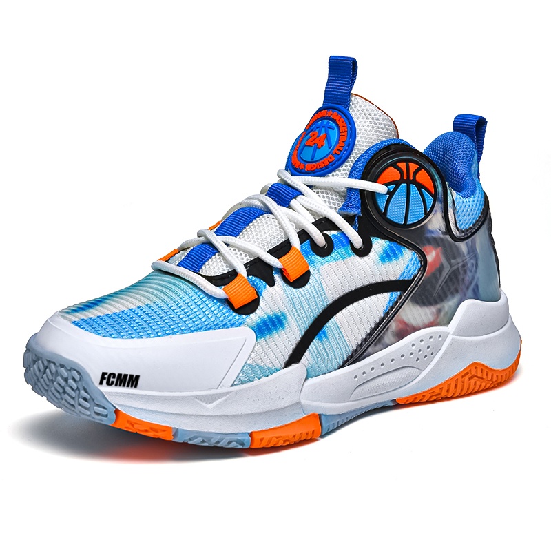 Баскетбольные кроссовки средней высоты с амортизацией и дышащими свойствами для детей FCMM, белый/синий
Баскетбольные кроссовки средней высоты с амортизацией и дышащими свойствами для детей FCMM, белый/синий