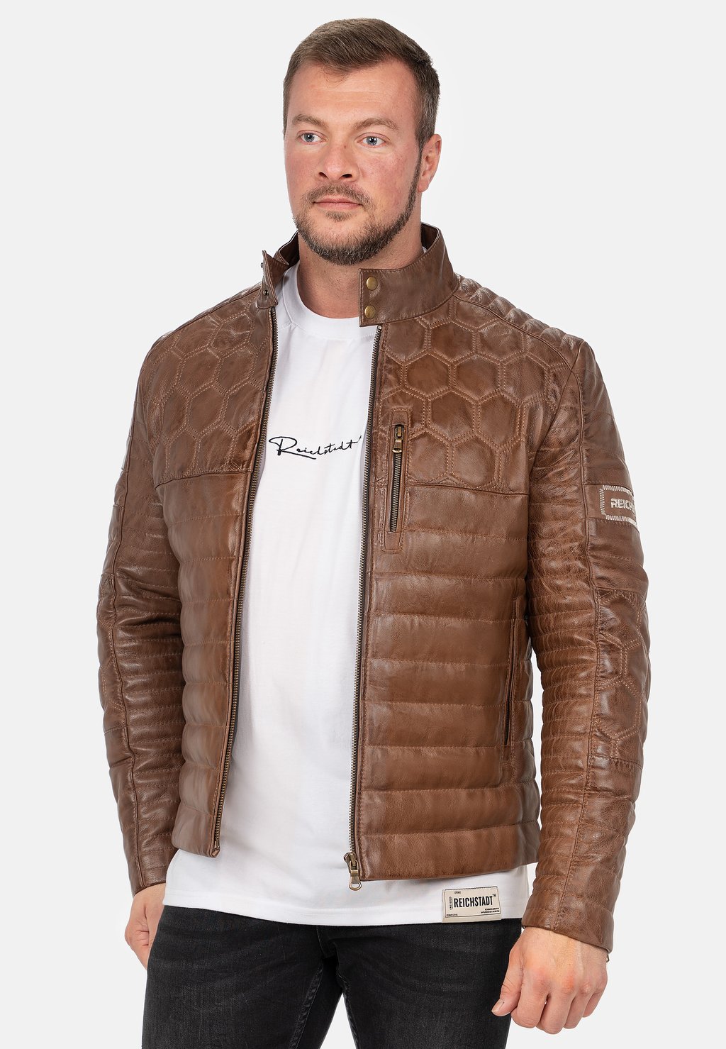 Кожаная куртка Reichstadt, коричневый
Кожаная куртка Reichstadt, коричневый
