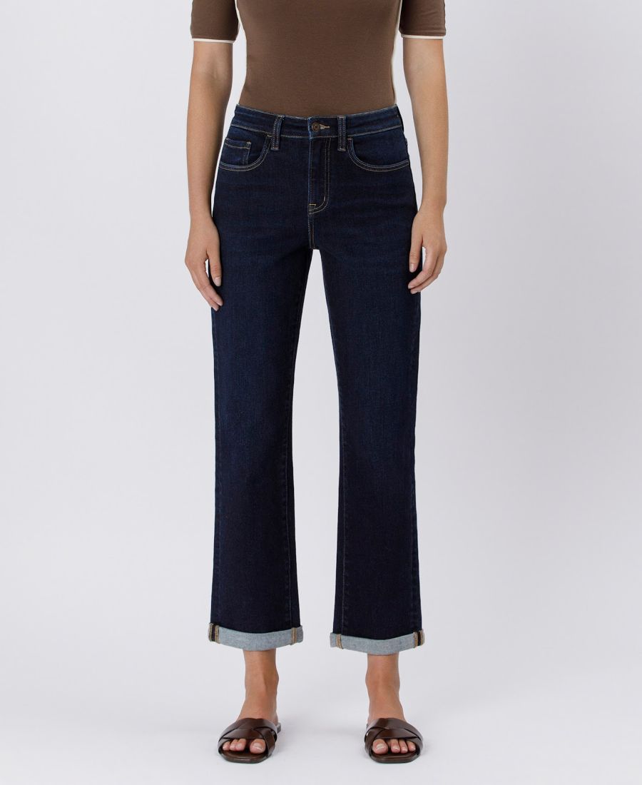 Женские прямые джинсы с высокой посадкой и отворотами Flying Monkey, Time away blue
Женские прямые джинсы с высокой посадкой и отворотами Flying Monkey, Time away blue