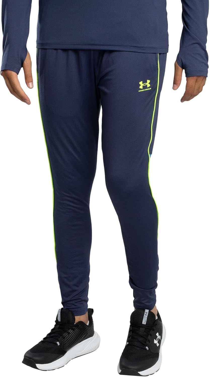 Тренировочные штаны Under Armour Challenger, Washed Navy/High Vis Yellow
Тренировочные штаны Under Armour Challenger, Washed Navy/High Vis Yellow