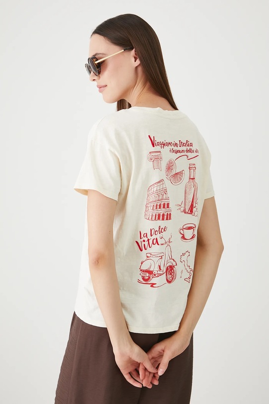 Хлопковая футболка Medicine, бежевый
Хлопковая футболка Medicine, бежевый