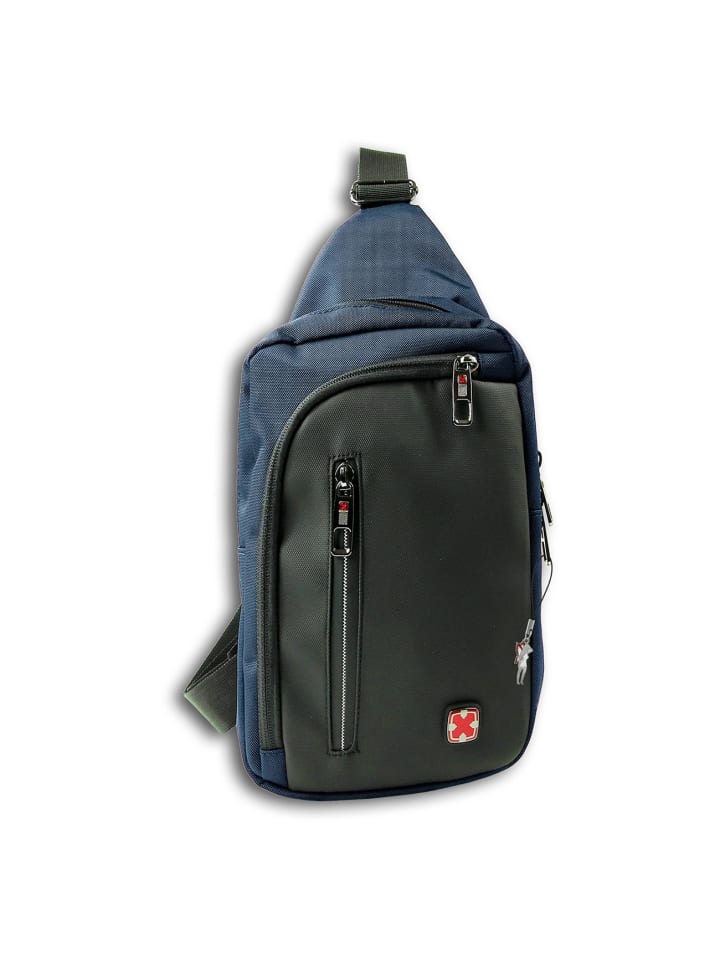 Сумка через плечо из полиэстера Travel N Meet, сине-черная, примерно 18 см
Сумка через плечо из полиэстера Travel N Meet, сине-черная, примерно 18 см