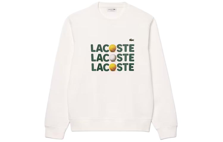 Свитшот из хлопка с принтом логотипа LACOSTE, белый
Свитшот из хлопка с принтом логотипа LACOSTE, белый