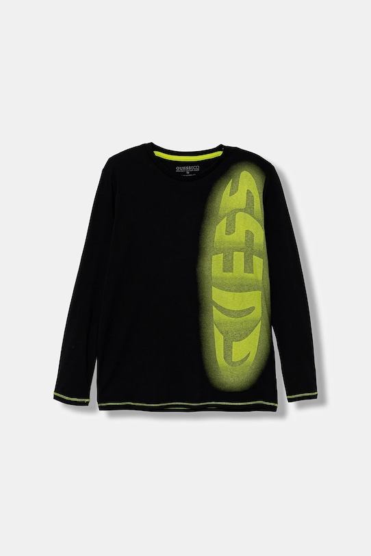 Детская хлопковая водолазка Guess, черный
Детская хлопковая водолазка Guess, черный