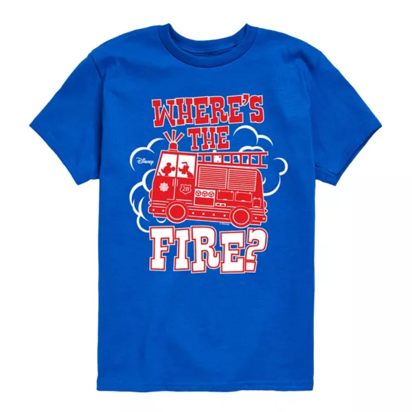 Футболка с рисунком пожарной машины Микки Мауса и его друзей для мальчиков 8-20 лет Disney, синий
Футболка с рисунком пожарной машины Микки Мауса и его друзей для мальчиков 8-20 лет Disney, синий