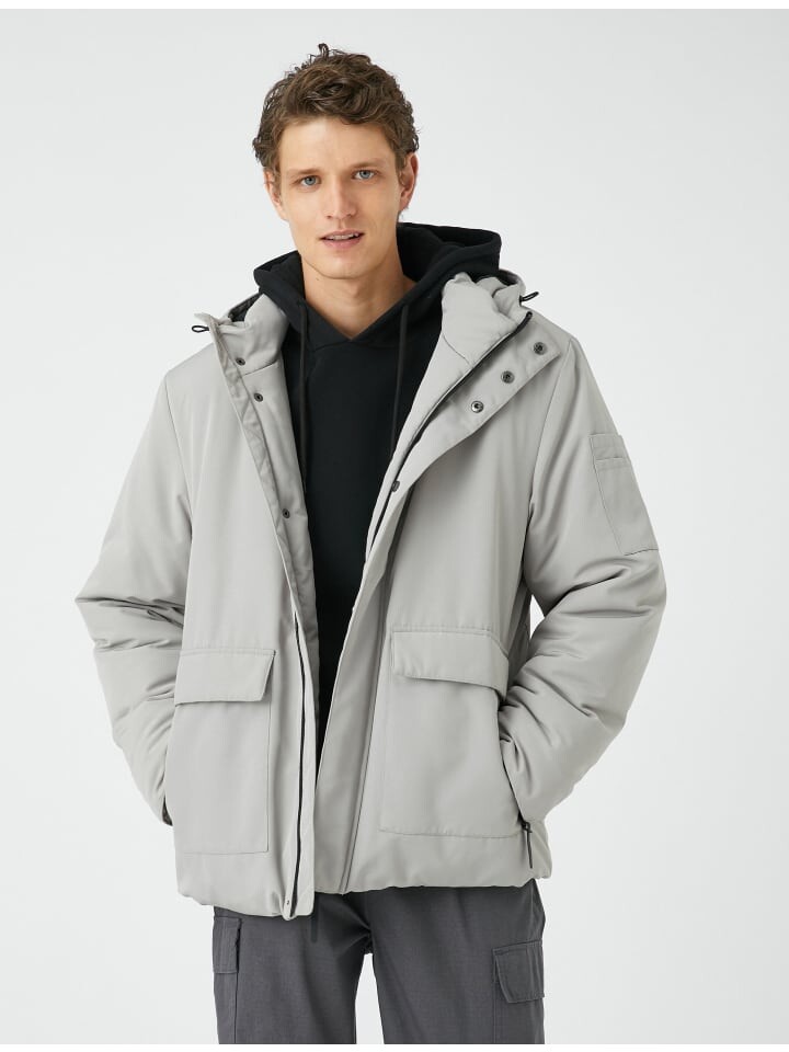 Куртка KOTON Anorak, серый
Куртка KOTON Anorak, серый