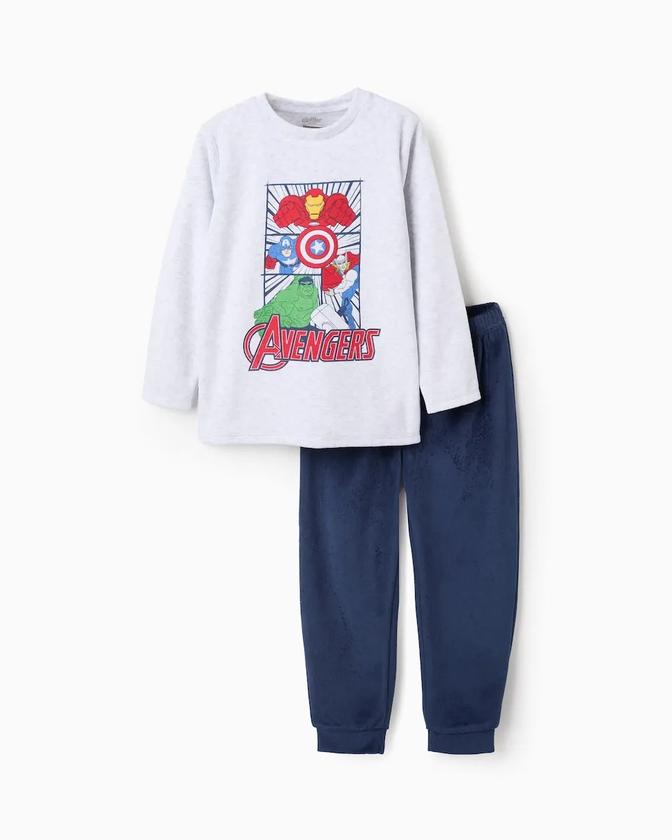 Детский комбинезон для мальчика из велюра с принтом Мстителей Zippy, светло-серый
Детский комбинезон для мальчика из велюра с принтом Мстителей Zippy, светло-серый